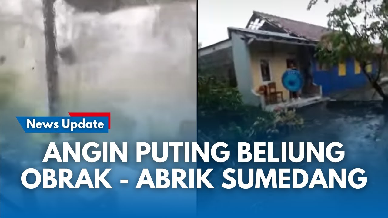 ANGIN NGAMUK TERJANG SUMEDANG!! Puluhan Rumah di Buahdua Sumedang Rusak Disapu Angin Puting Beliung