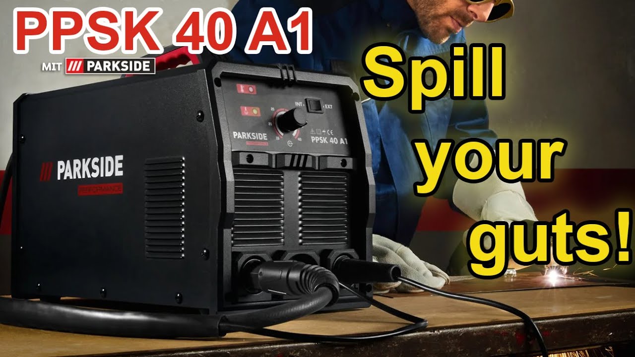 DEEP TEARDOWN: Parkside PPSK 40 plasma cutter with compressor