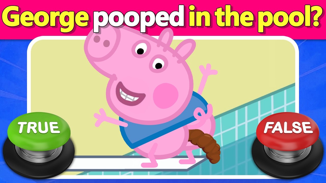 Peppa Pig Quiz: True or False? ⭕❌ Only Real Fans Get 100%! 🐷 | Quiz DingDong