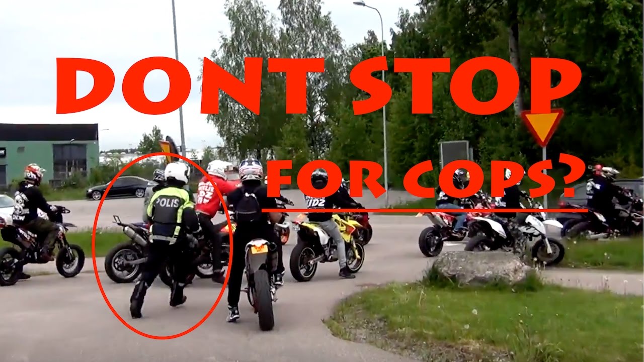 RUNNING FROM POLICE II CRASHING SWEDEN