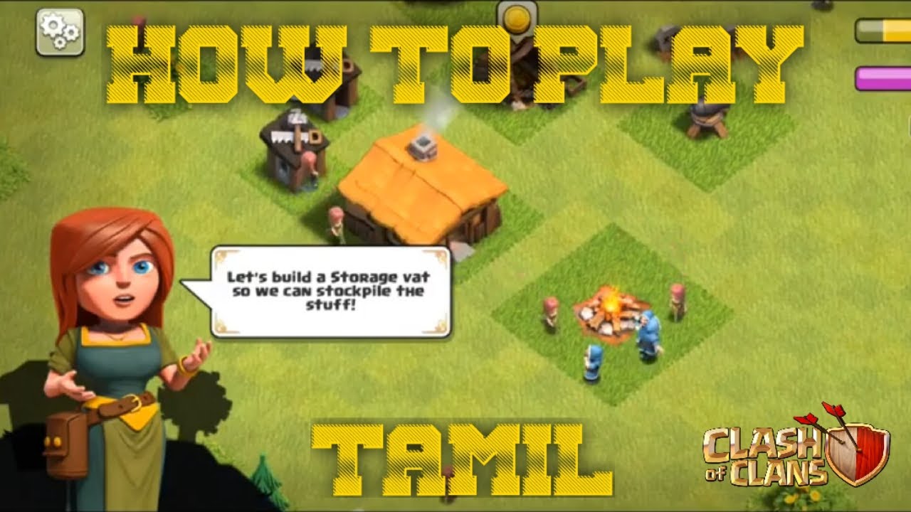 How to play Clash of Clans for Beginners- In TAMIL