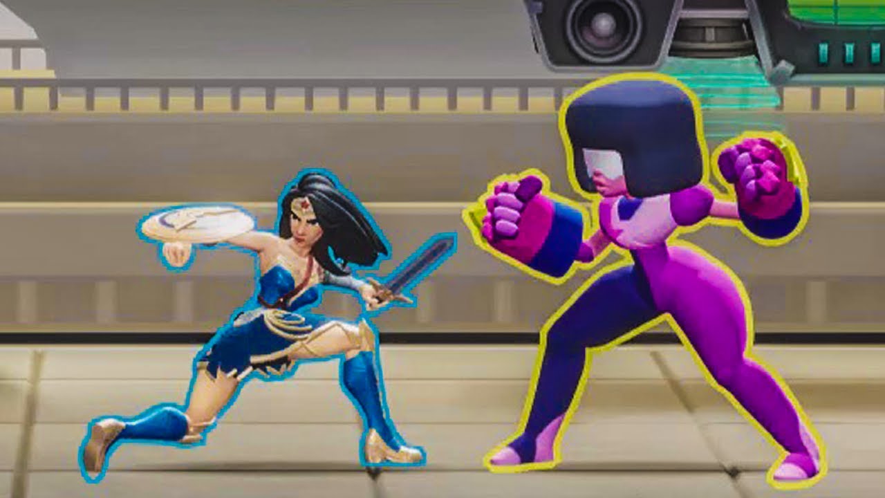 Wonder Woman and Garnet Unique Interactions - MultiVersus HD