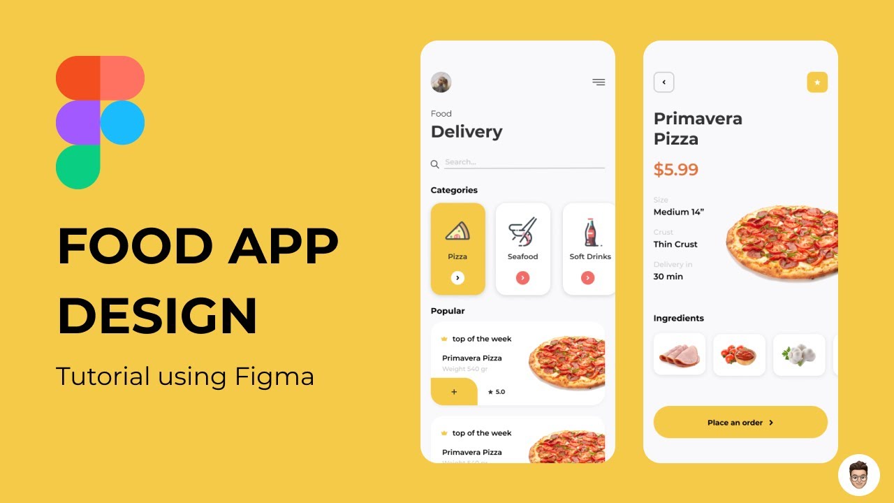 Food App Design - Figma Tutorial