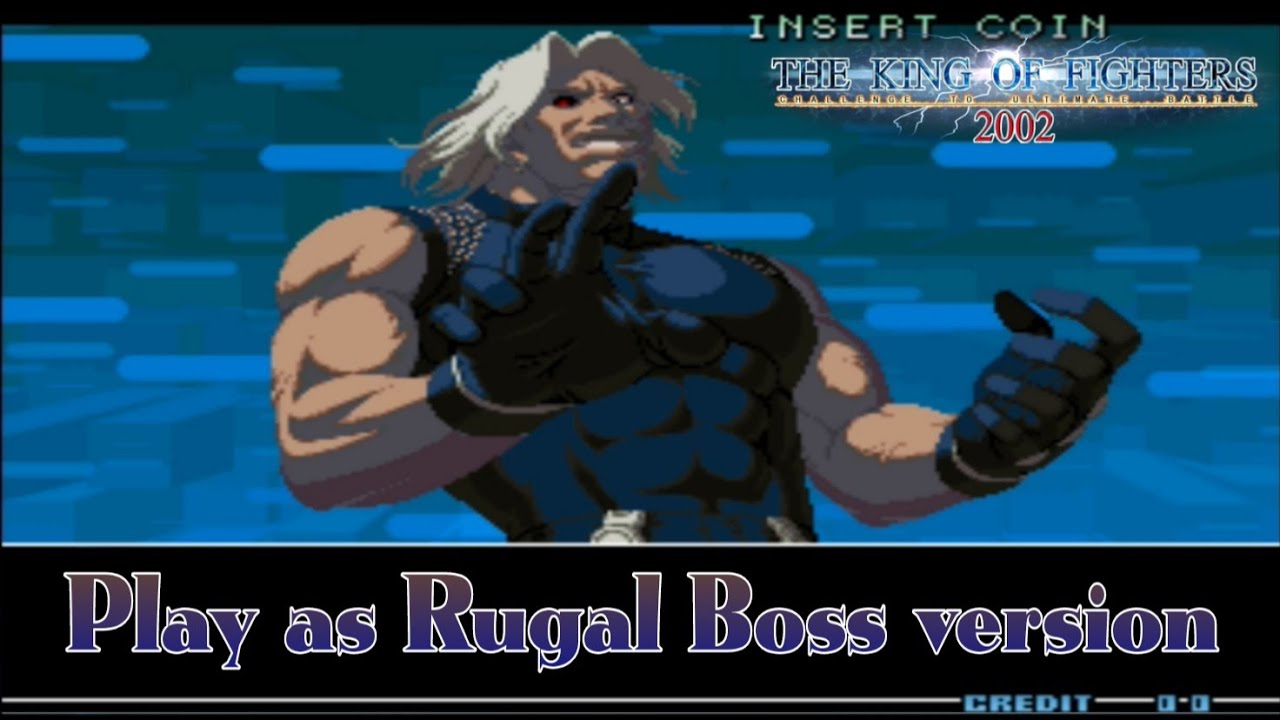 Play as Rugal Boss Ver. || KOF 2002 arcade rom hack || Fba4droid