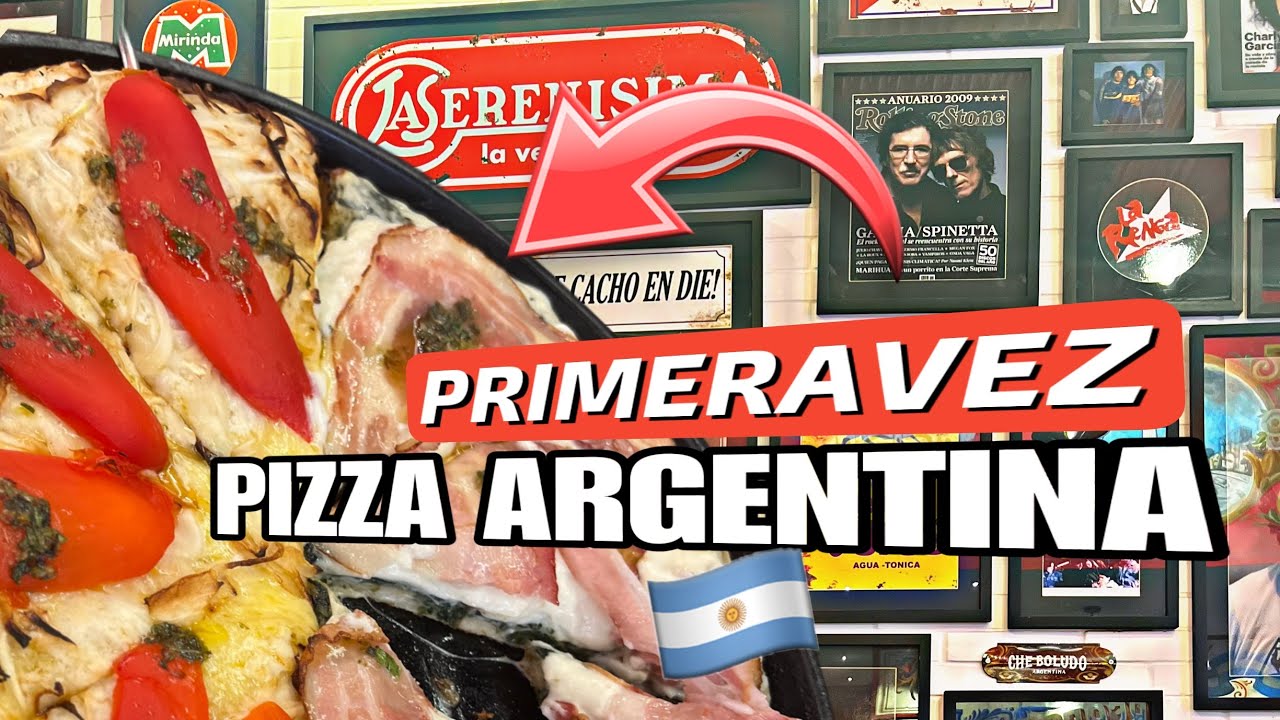 ¡MIS PAPÁS PROBARON PIZZA ARGENTINA POR PRIMERA VEZ! 🇦🇷🍕 | La FUGAZZETTA y MÁS DELICIAS 😍