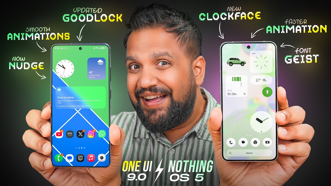 Nothing OS 5 против One UI 9 &mdash; две крайности одного Android&hellip;