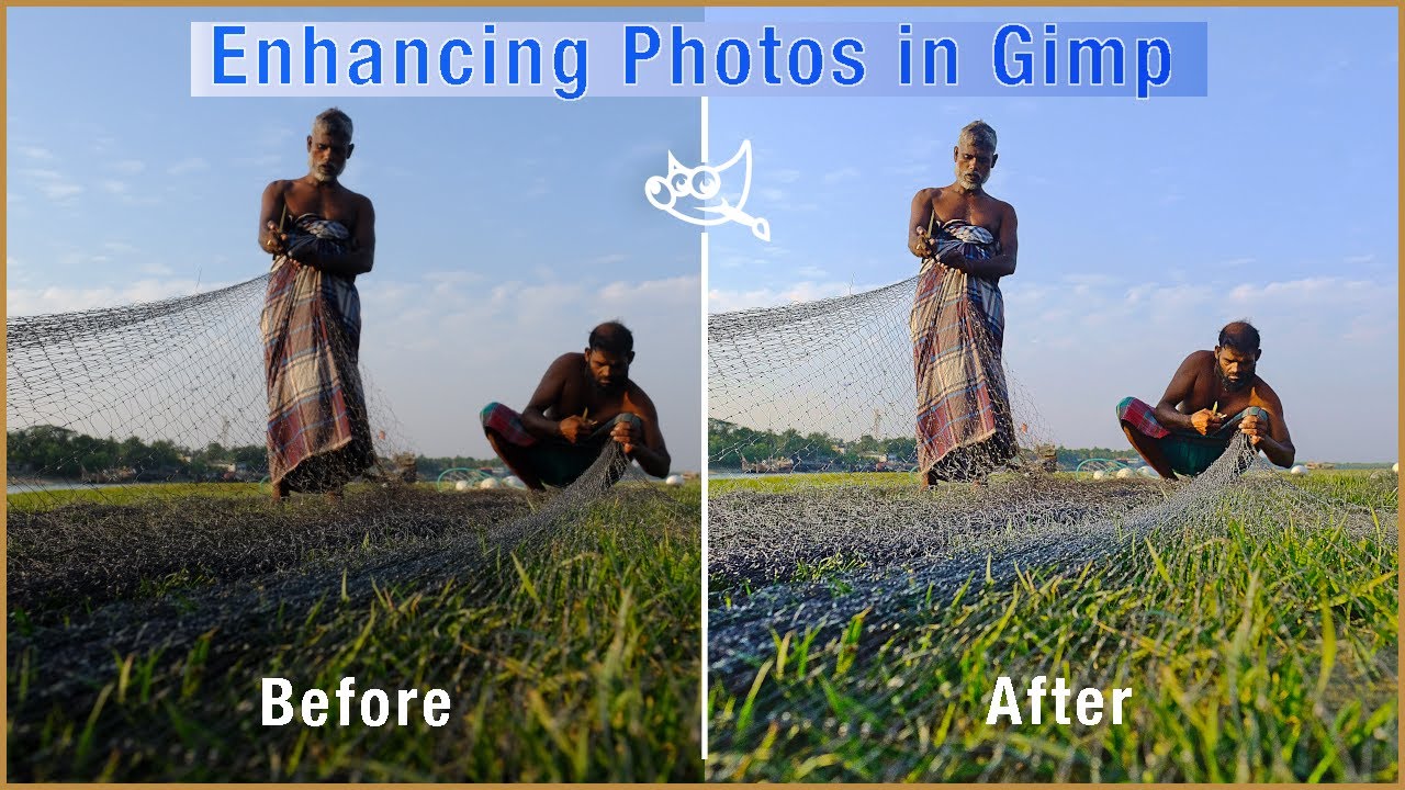 How to Enhance Photos in Gimp | Improve Image Quality using Gimp  2.10.22