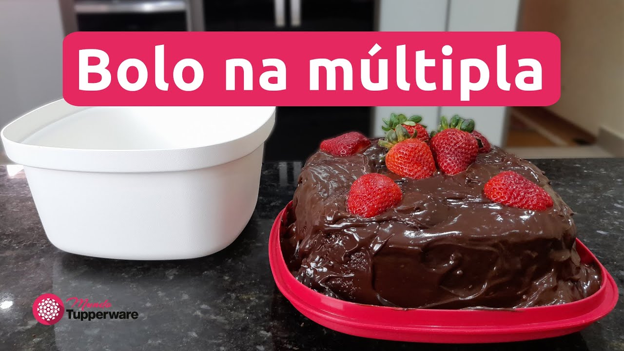 Bolo de Chocolate em 10 minutos no Micro-ondas! #multipladatupperware