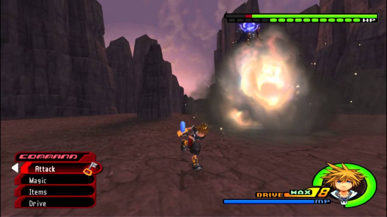 KH2FM (60fps) - (LVL 1 CM) Struggle Hammer Challenge *FAIL*