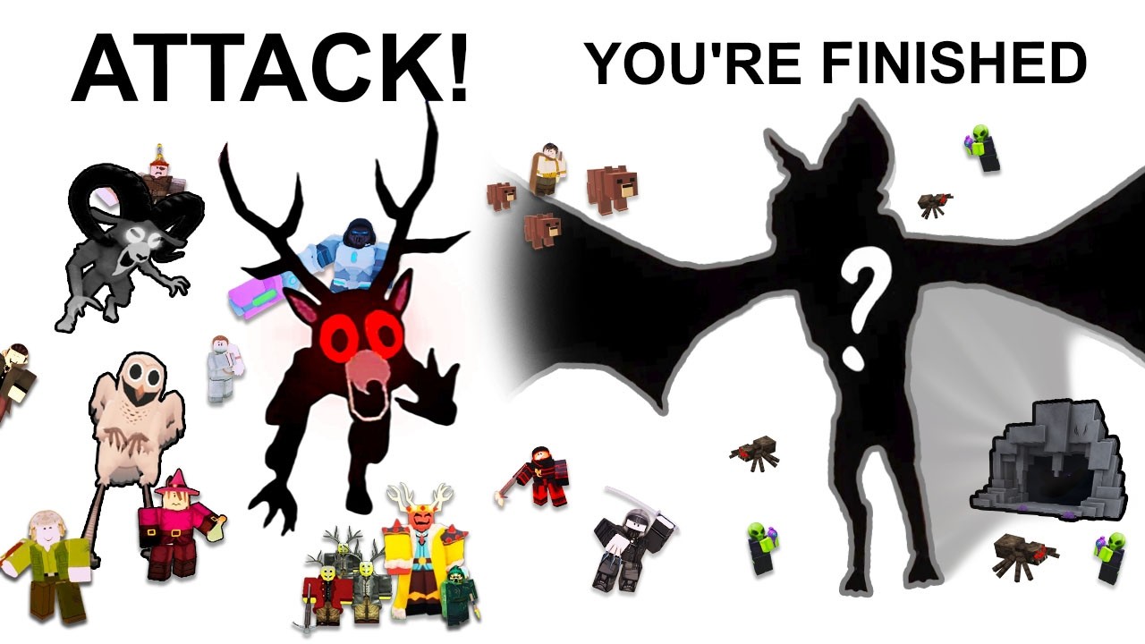 NEW 99 Night in the Forest BAT enemy meet ALL ENTITIES and BEST CLASSES... (Meme)