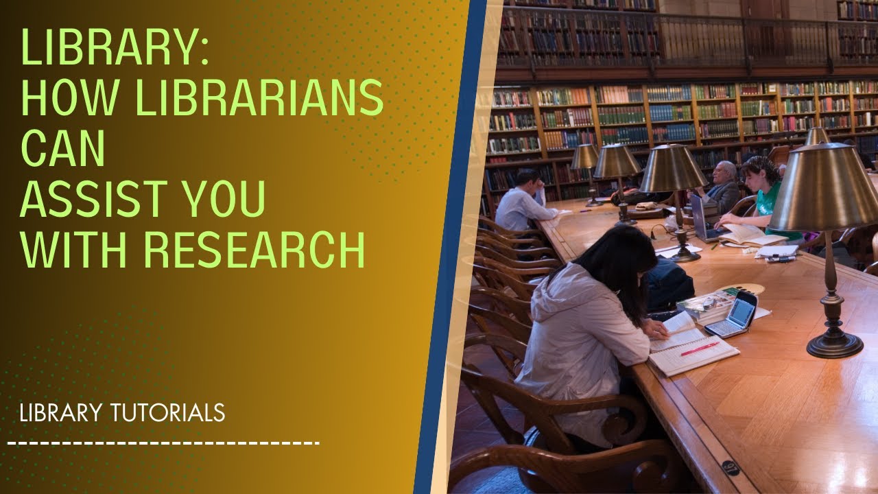 How Librarians Can Assist You With Research