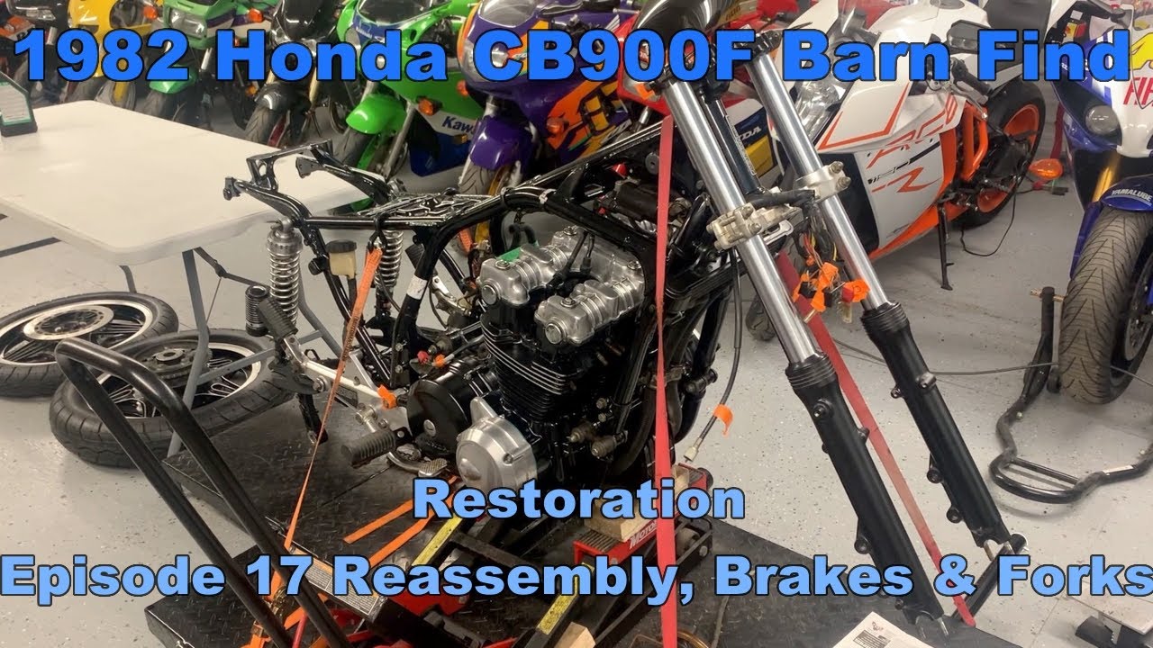 1982 Honda CB900F Barn Find - Restoration - Brakes & Forks
