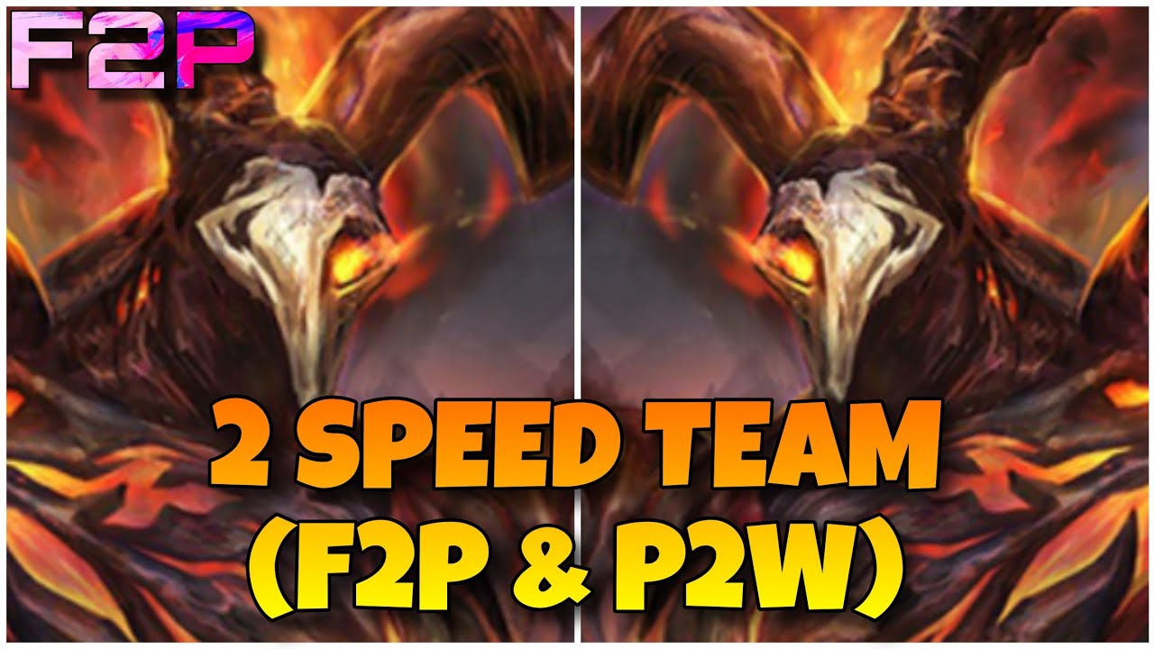 2 команды для скоростной битвы с боссом Инферат!!! F2P и P2W - Summoners War