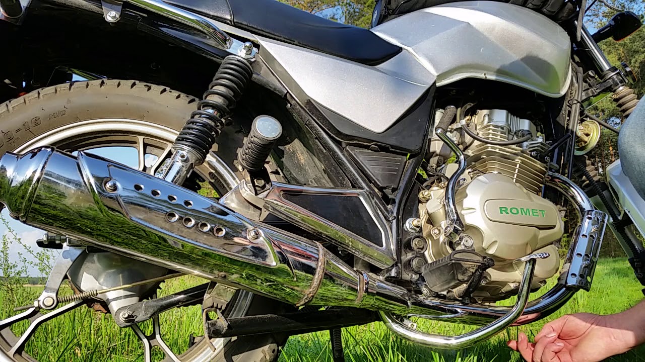 Romet k125 wydech po naprawie