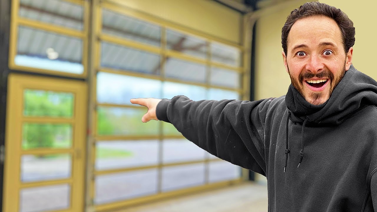 J'ai installé une PORTE sectionnelle XXL dans mon GARAGE !