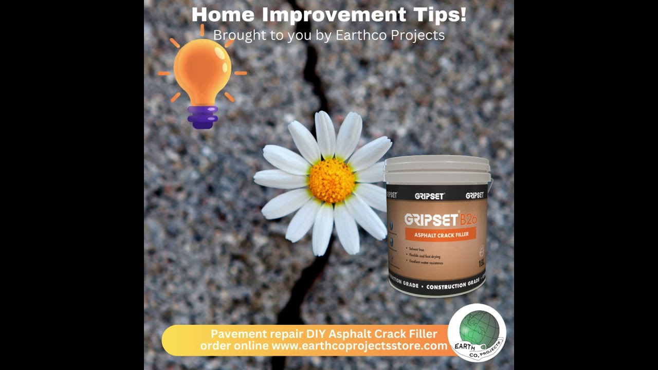 Gripset Asphalt B26 Crack repair Home Improvement TIPS
