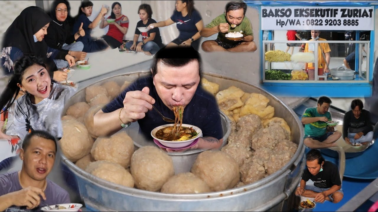 BORONG 1 GEROBAK BAKSO EKSEKUTIF BUAT TEAM AMA TEMAN TEMAN !!