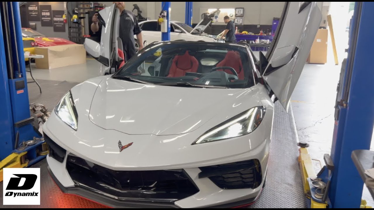 How To Install Vertical Doors On A C8 Corvette!!
