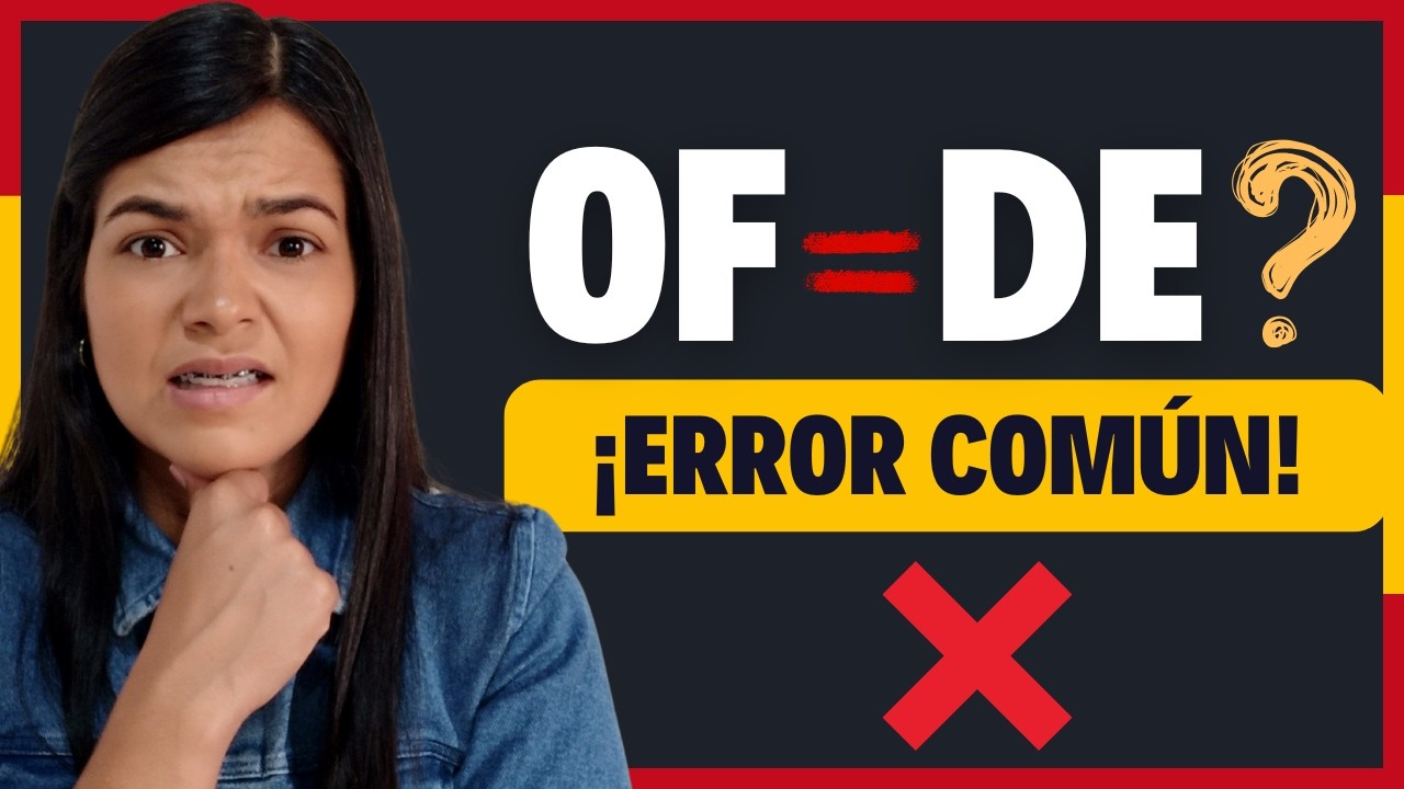 OF doesn't always mean DE (Don't make this mistake!)