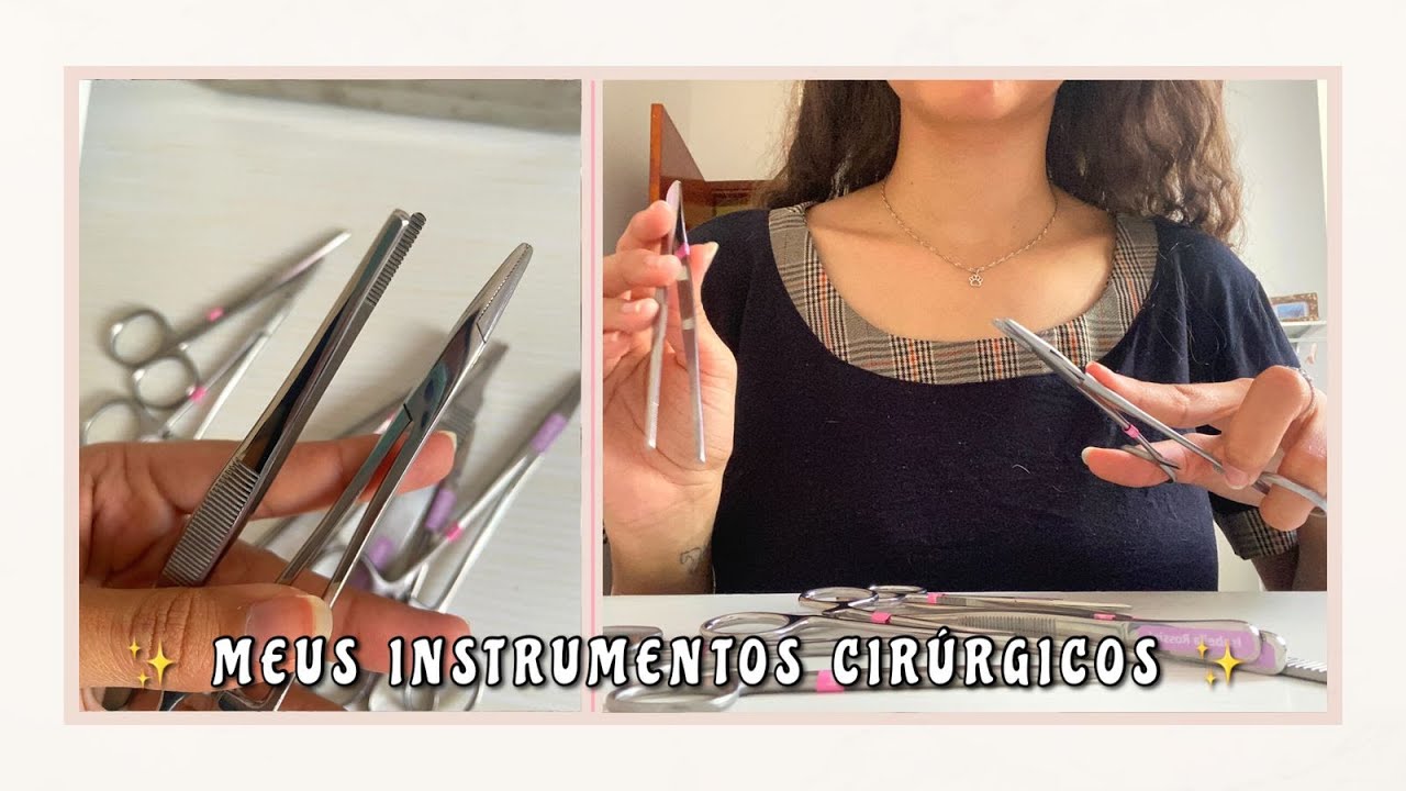 Como montar kit de sutura + dissecação + meus instrumentos cirúrgicos | medvet.i