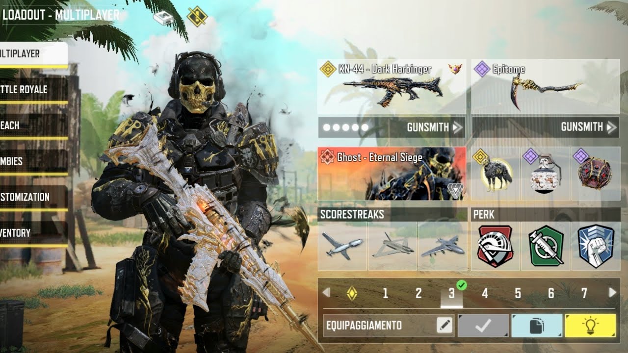 NEW LEGENDARY KN-44 - DARK HARBINGER W/ DIAMOND CAMO + EPITOME & MYTHIC GHOST - ETERNAL SIEGE