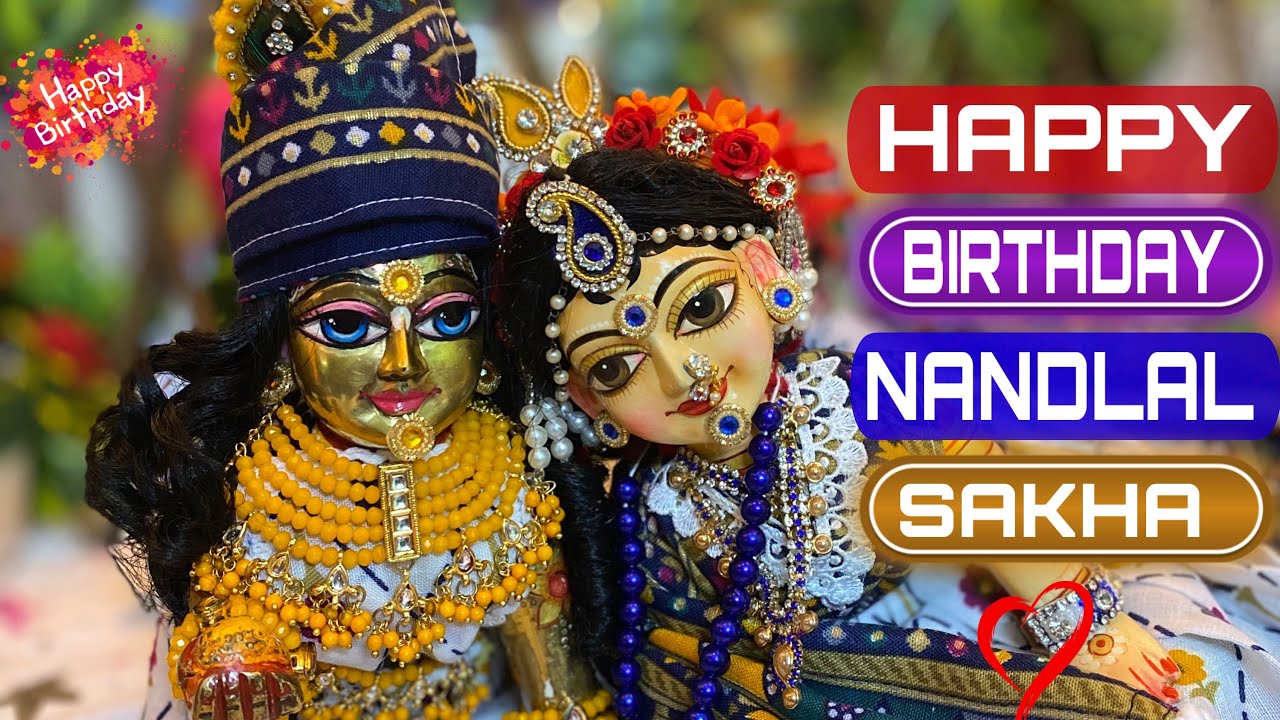 Nandlal ka Birthday Celebration 🎉 #krishnadevotee7 #laddugopal #radheradhe #harekrishna #birthday