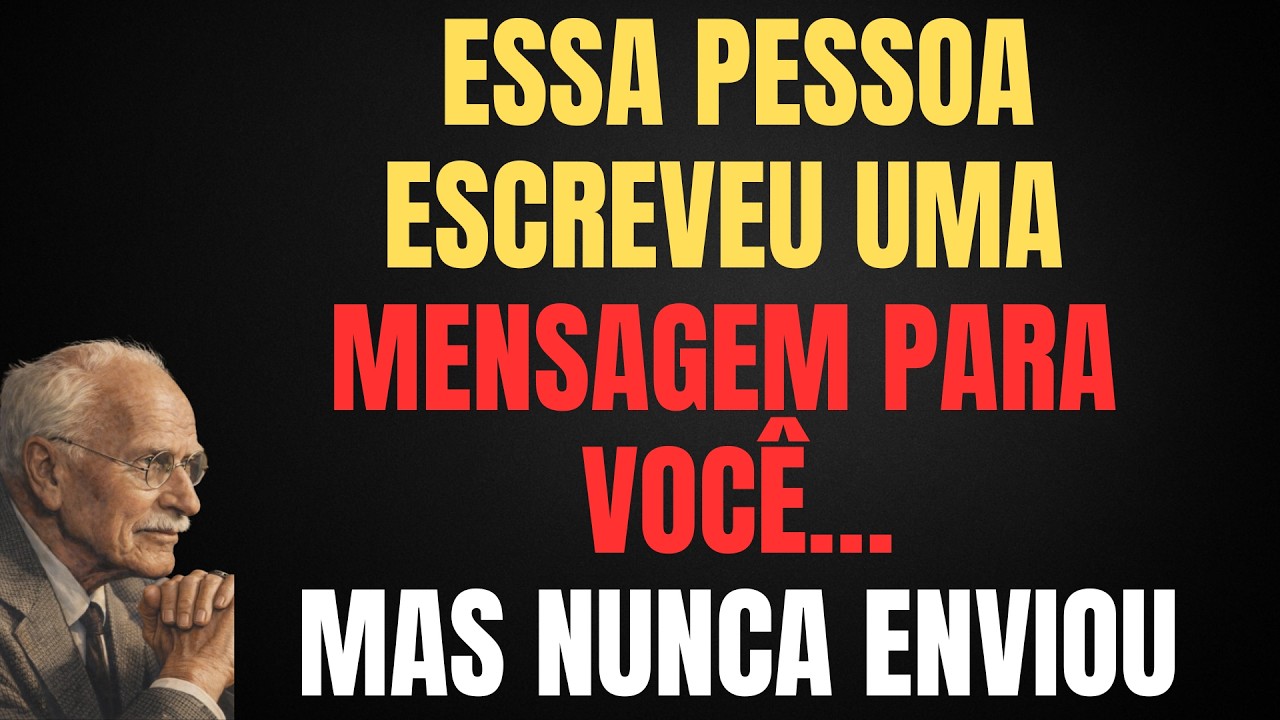 ESSA PESSOA ESCREVEU UMA MENSAGEM QUE JAMAIS ENVIARÁ || CARL JUNG