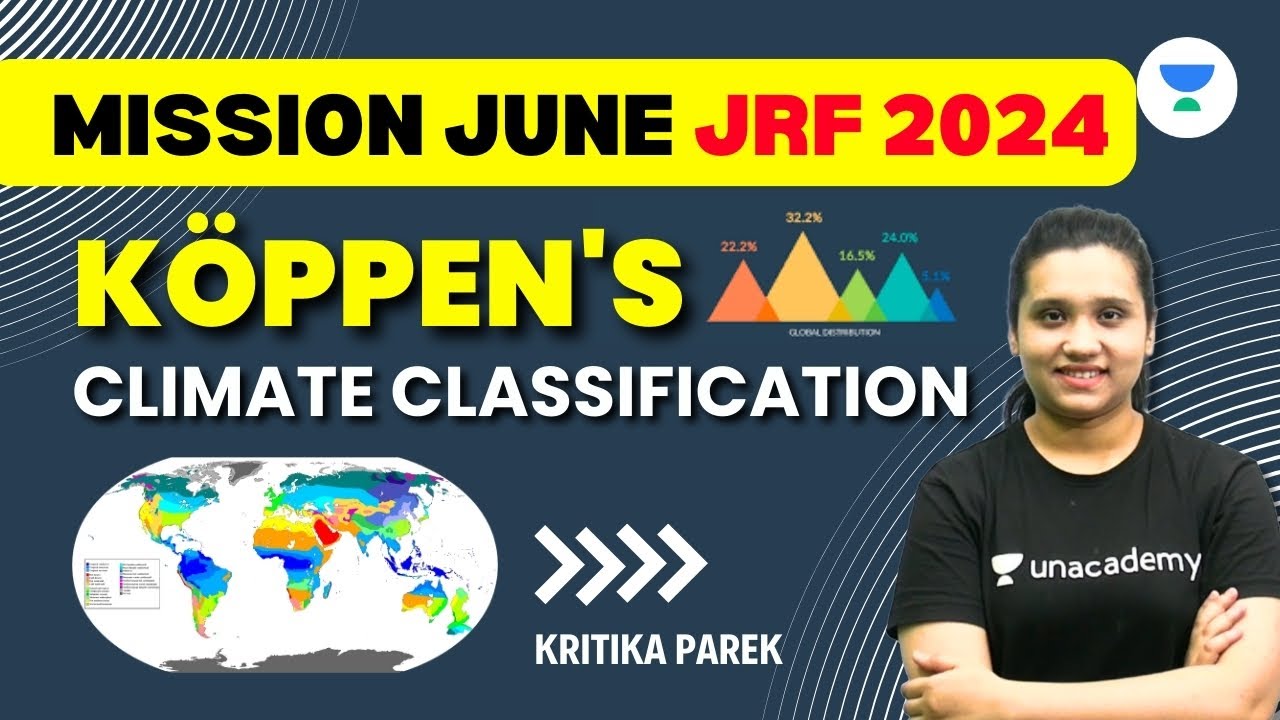 UGC NET Geography | Köppen's Climate Classification | Mission June JRF 2024  | Kritika Pareek