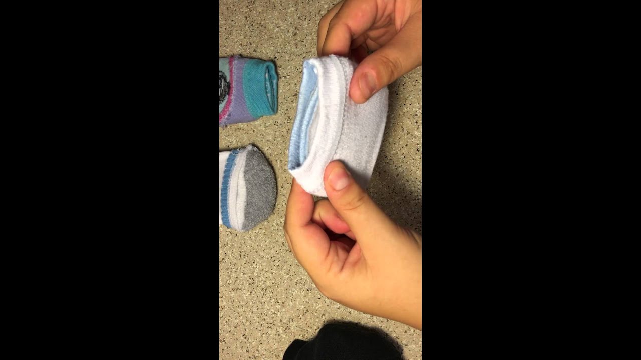 The Correct Way to Fold Socks