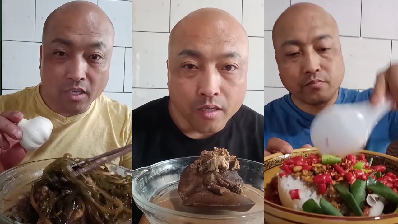 YUMMY/Challenge Eating Pork 🤤 Meat 🥓 Noodle 🍜😋, Friend Fish 🍗 chicken #eating #delicious #pork #beef