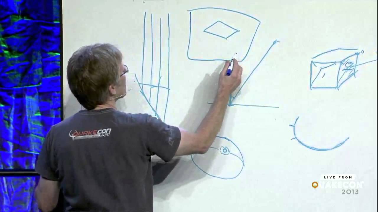 Principles of Lighting and Rendering with John Carmack at QuakeCon 2013 part 2