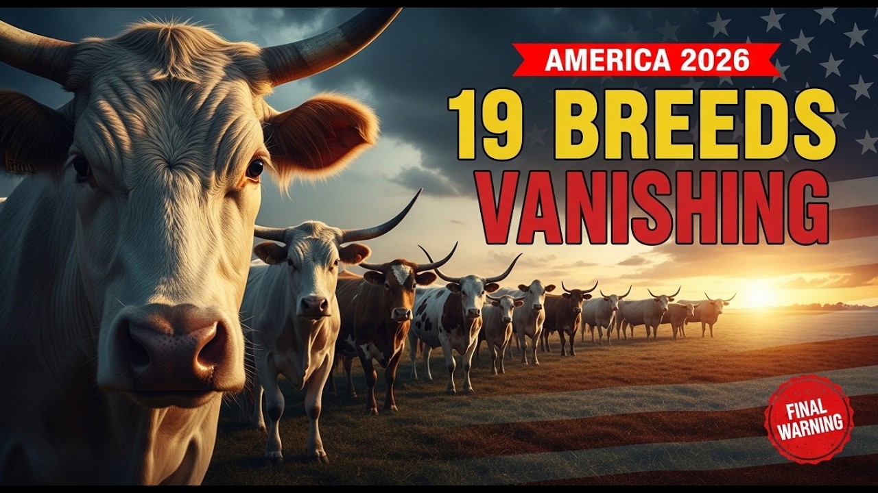 19 Endangered Cattle Breeds Silently Going Extinct in America  You Don't know About 