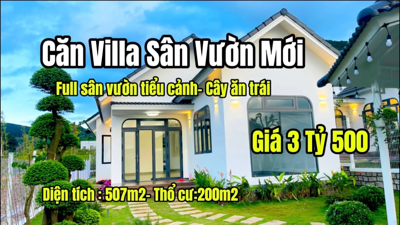 Chỉ Với 3 Tỷ 500 | Sở Hữu Ngay Căn Villa Sân Vườn Mới tại Vùng Ven Đà Lạt| BDS VEN ĐÀ LẠT