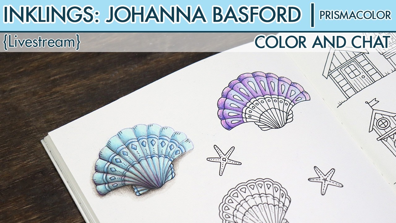 {LIVESTREAM} Pt. 2 ~ Inklings ~ Johanna Basford ~ Prismacolor