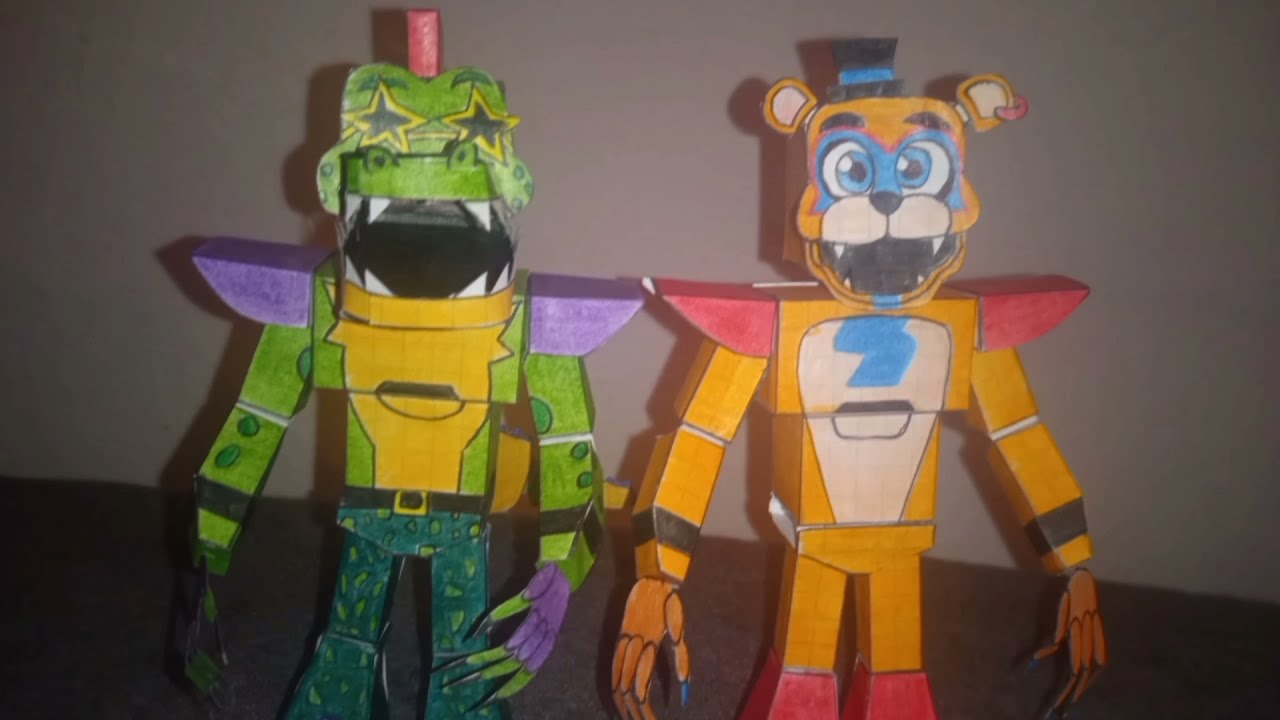 Montgomery Gator papercraft (Five Nights At Freddy's Security Breach)