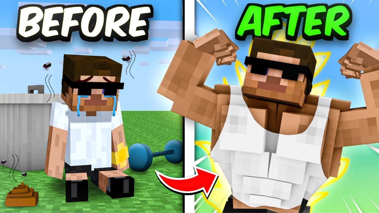 How I Become A Famous Body Builder in Minecraft ..