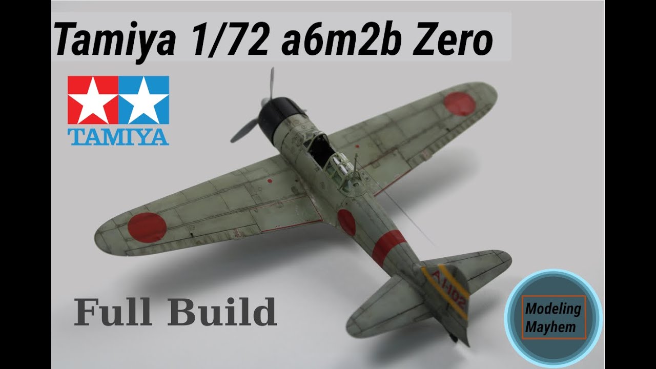 Tamiya 1/72 a6m2b zero | Full Build Video