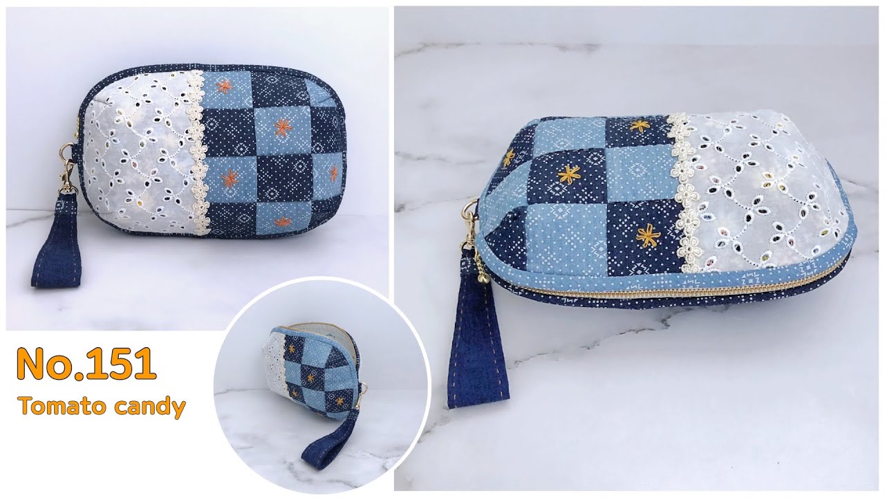 퀼트 No.151 캡슐 파우치(Capsule pouch), How  to make, 퀼트파우치, Naver 