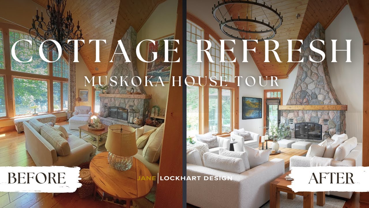 MUSKOKA COTTAGE HOME TOUR Part 1 | Designer Tips | Jane Lockhart Design