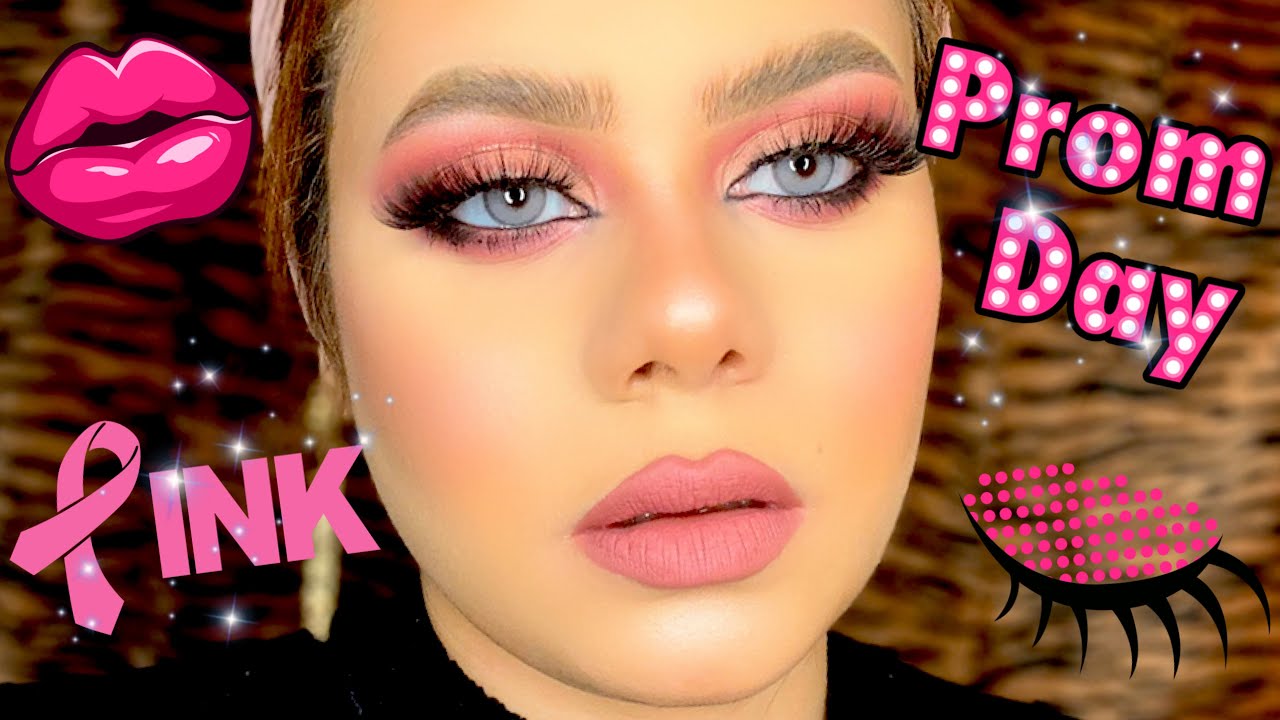 ميك اب  للبنات و العروسه اللى بتعشق البينك 🌸 الحياه بقى لونها بمبى 🙈