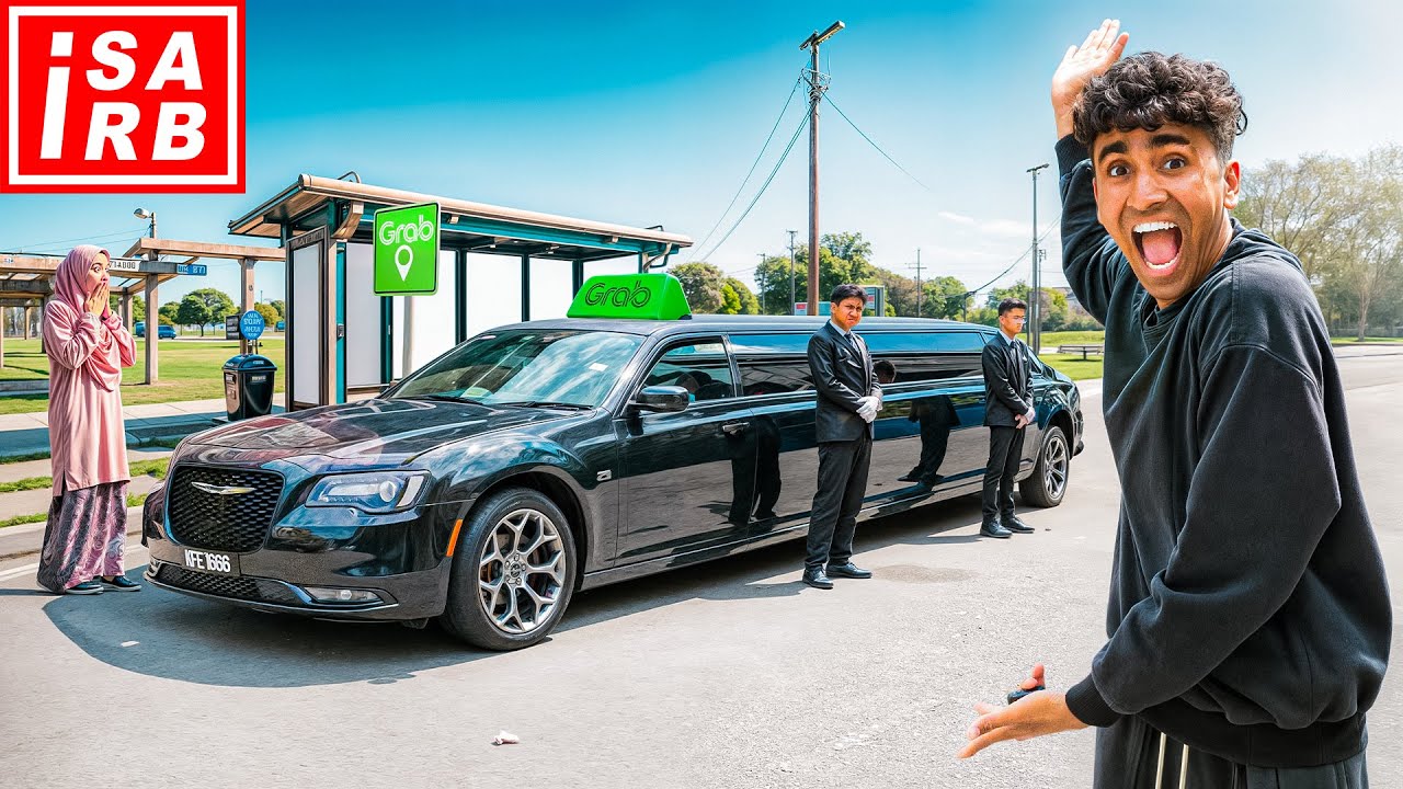 BUAT GRAB GUNA KERETA LIMOUSINE!