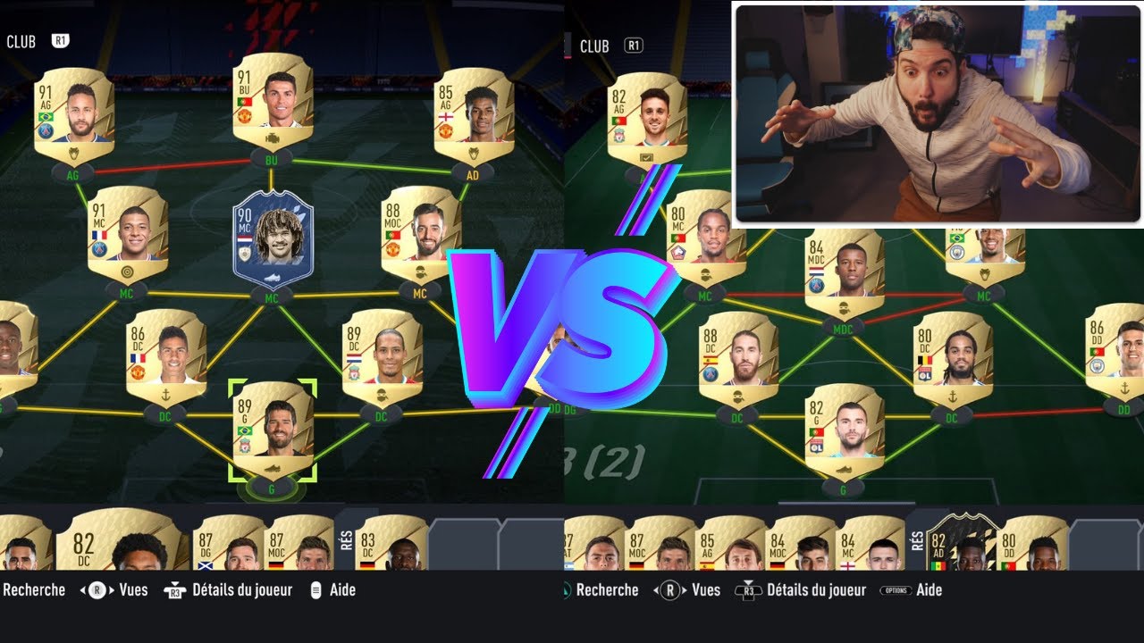 0€ VS 2000€ JE NOTE VOS ÉQUIPES - Riche VS Pauvre #1 ! FIFA 22