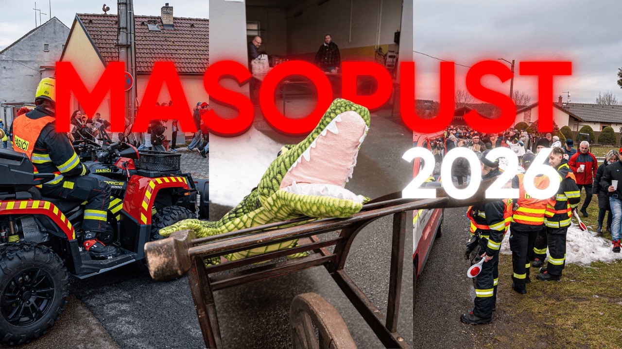MASOPUST 2026 POHLEDEM HASIČE 🧑‍🚒🎥