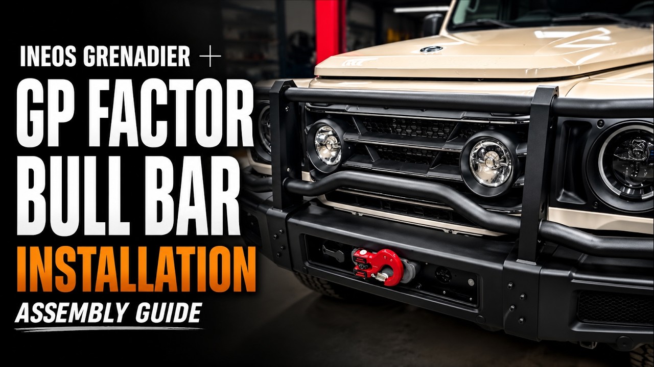 Установка сборочного узла INEOS Grenadier GP Factor Bull Bar. #ineosgrenadier #grenadier #designb...