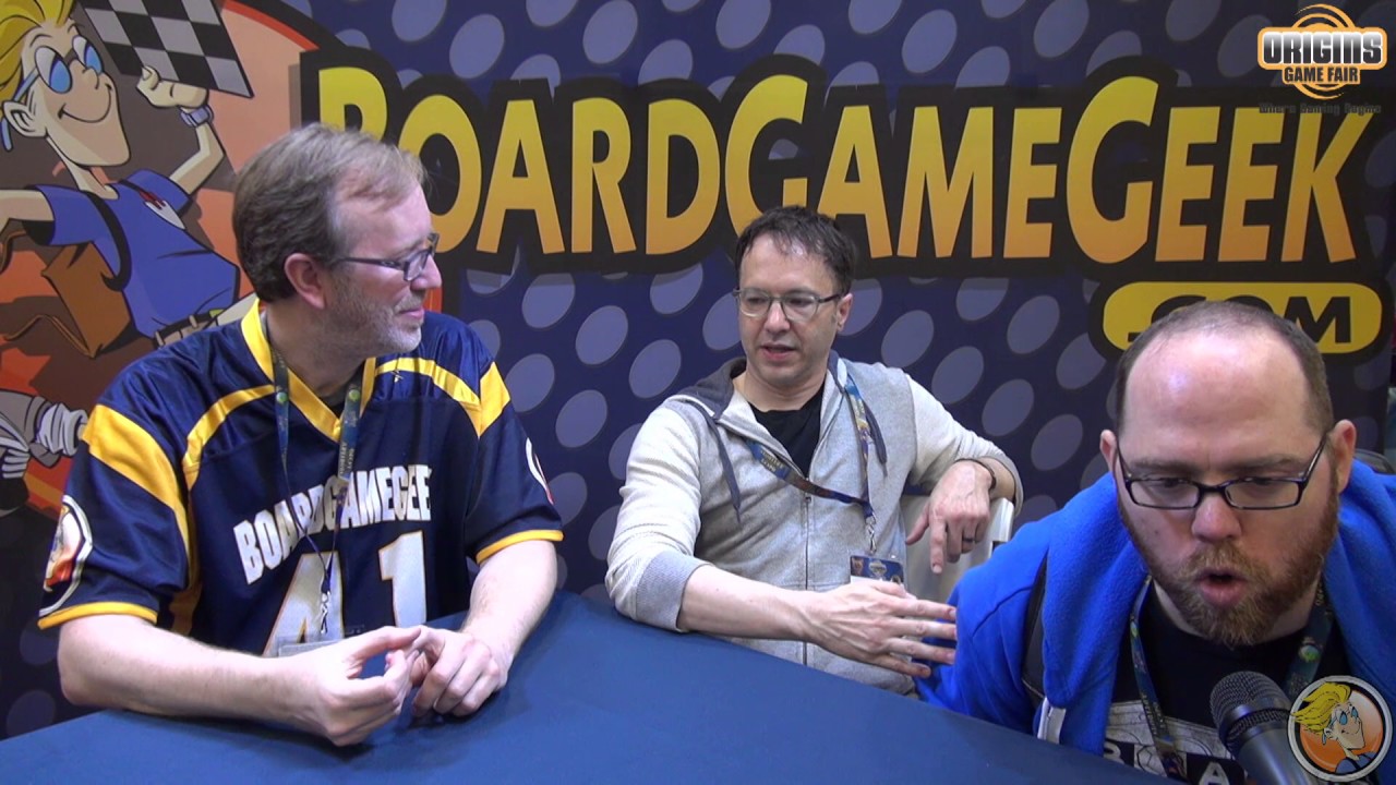 Chatting with designers Rob Daviau and JR Honeycutt at Origins Game Fair 2017
