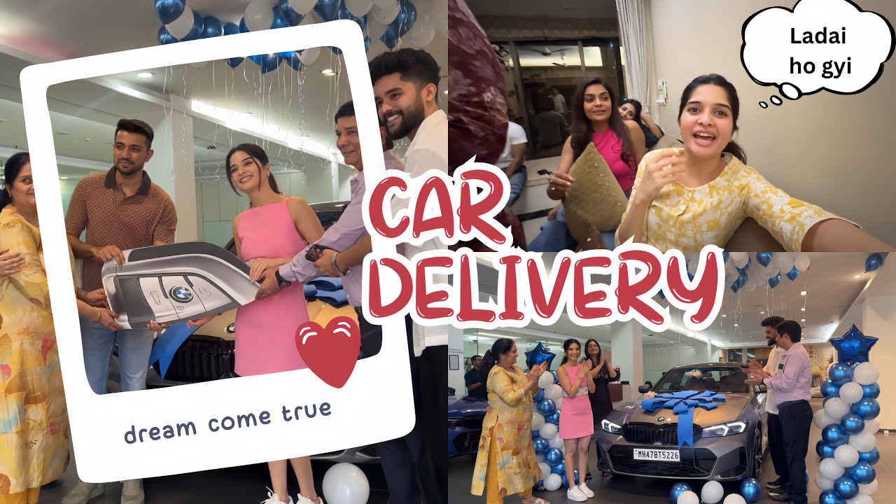Car delivery day | dream come true | @BHAVIKA SHARMA | #dream #bmw #fun
