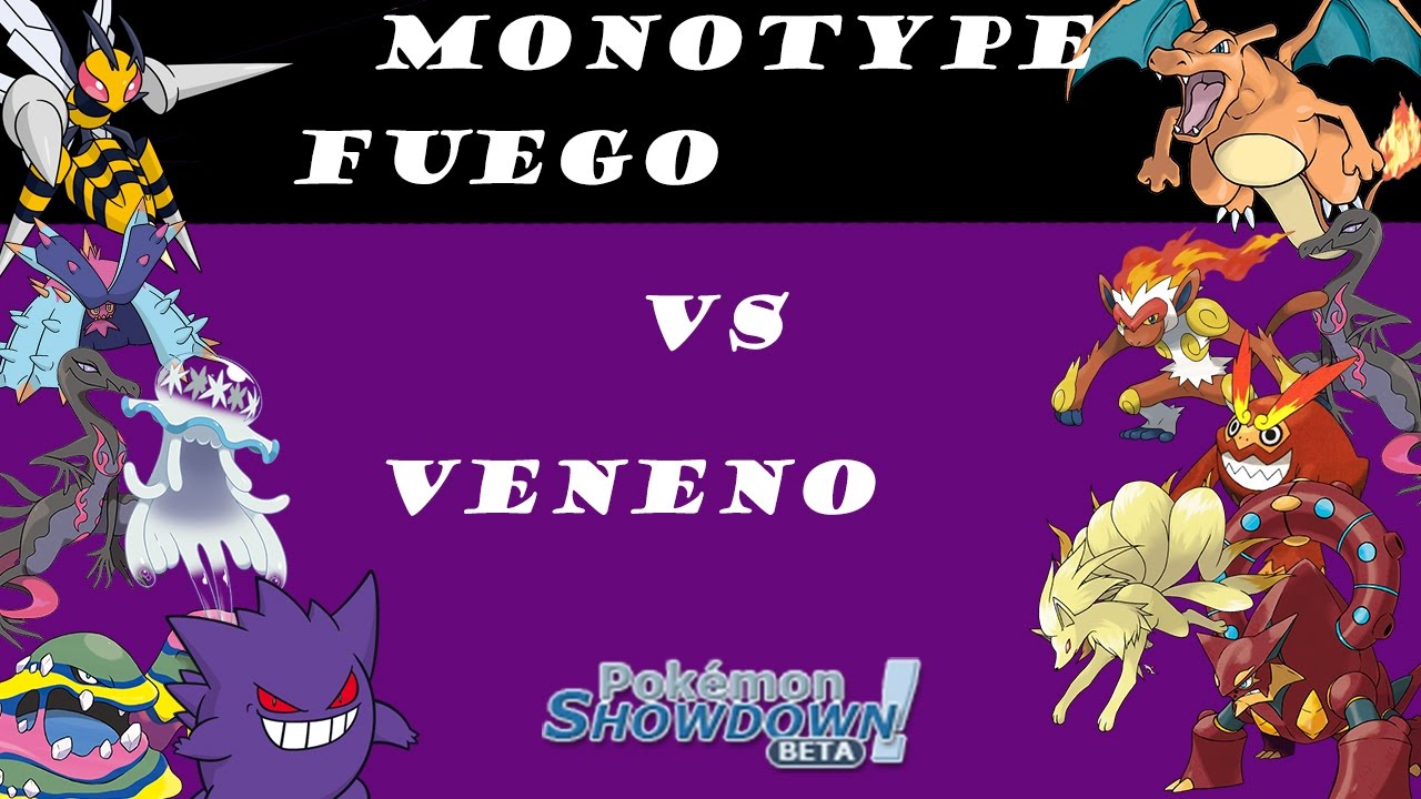 Fuego vs Veneno-Combates Monotypes-Pokemon Showdown