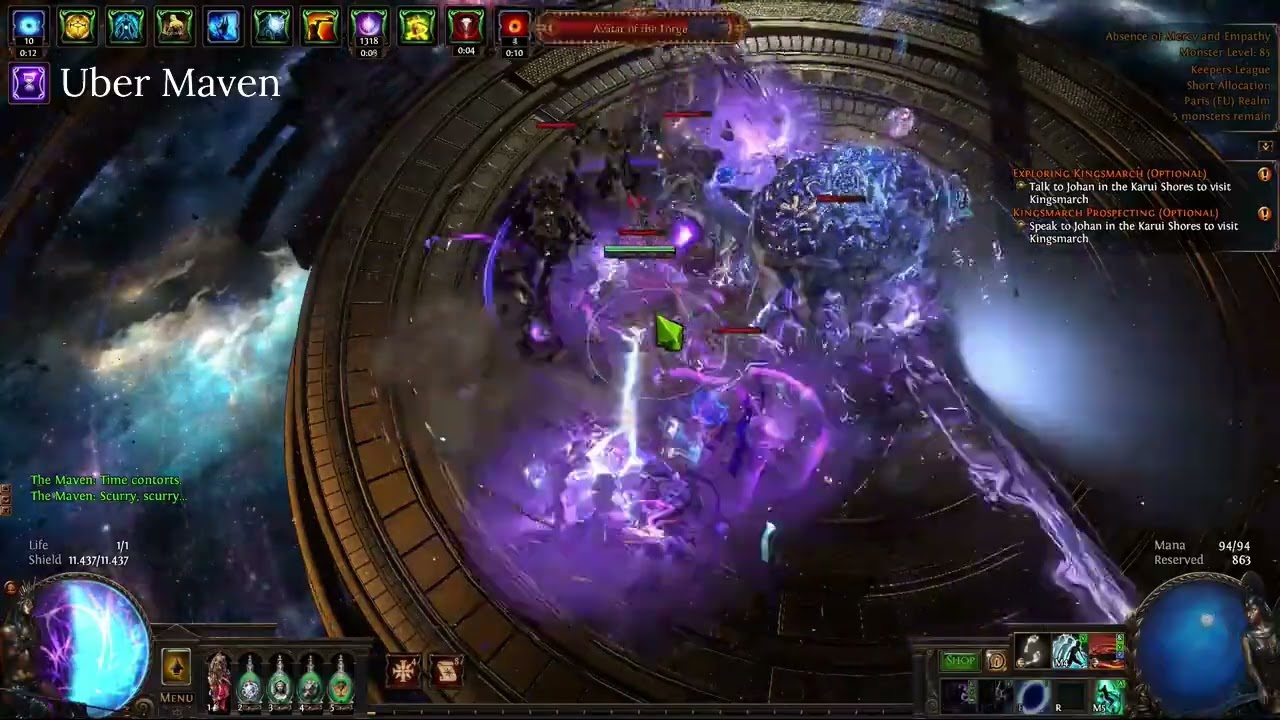 POE 3.27 - CoC FRoSS Occultist - Uber Showcase