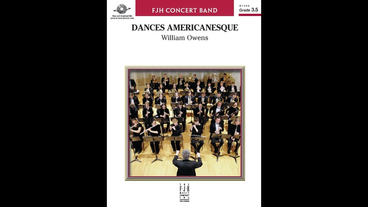 Dances Americanesque by William Owens (Band) - Score and Sound