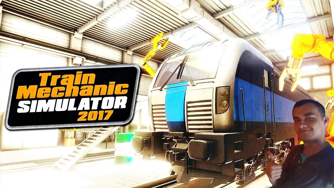 Train Mechanic Simulator 2017 #1 Pierwsze wrażenia z gry, naprawa i jazda pociagiem :D